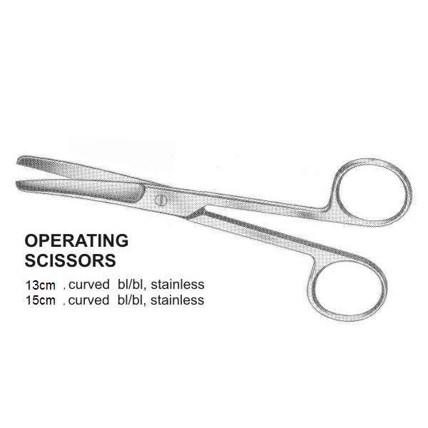 Operating Scissors CVD - BL/BL - Optimal Medical Products Pte Ltd